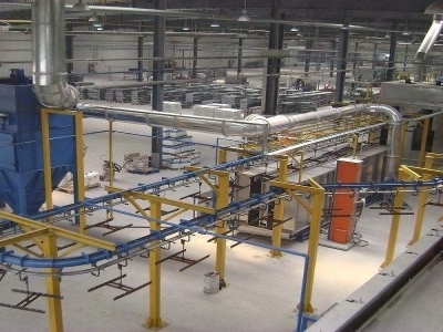 Spray hanging production line